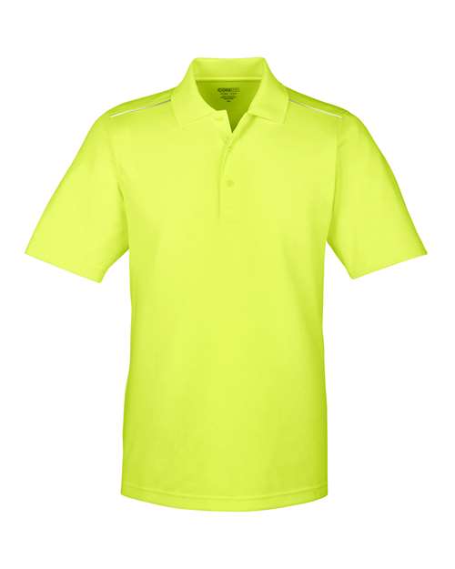 CORE365 88181R Men's Radiant Performance Piqué Polo with Reflective Piping