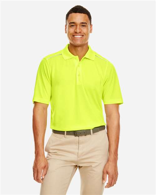 CORE365 88181R Men's Radiant Performance Piqué Polo with Reflective Piping