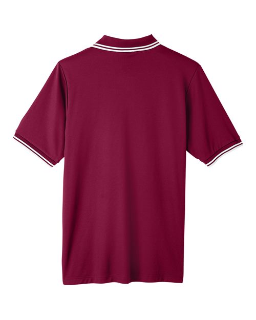 Devon & Jones DG20C Men's CrownLux Performance® Plaited Tipped Polo
