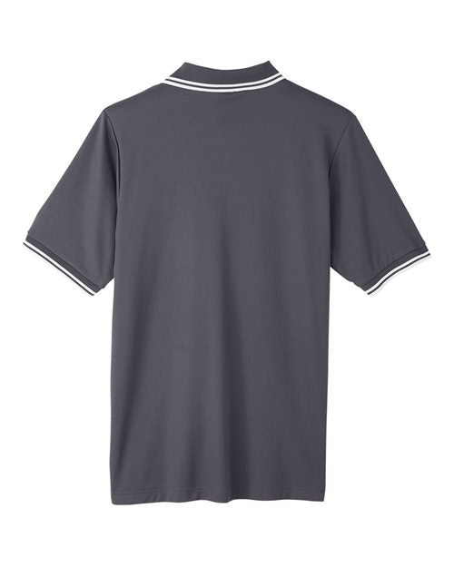 Devon & Jones DG20C Men's CrownLux Performance® Plaited Tipped Polo