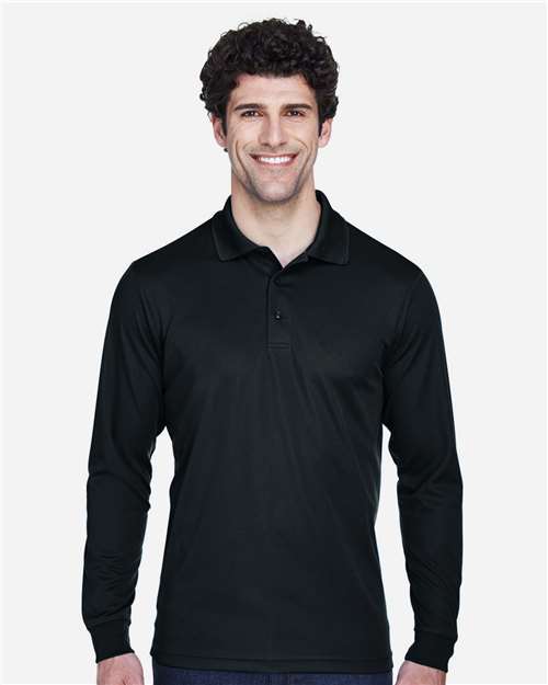 CORE365 88192T Men's Tall Pinnacle Performance Long Sleeve Piqué Polo