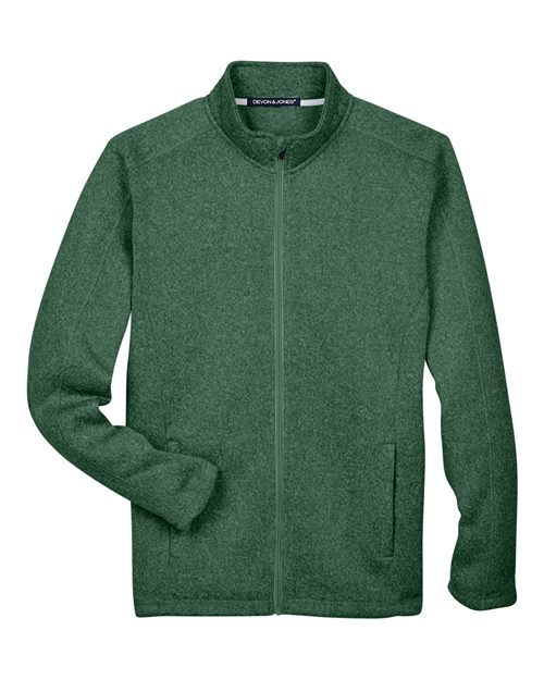 Devon & Jones DG793 Men's Bristol Full-Zip Sweater Fleece Jacket