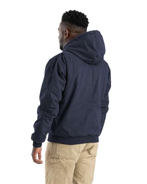 Berne Apparel HJ375 Men's Heartland Washed Cotton Duck Hooded Jacket