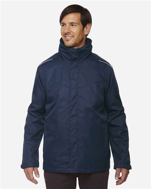 CORE365 88205T Men's Tall Region 3-in-1 Jacket with Fleece Liner