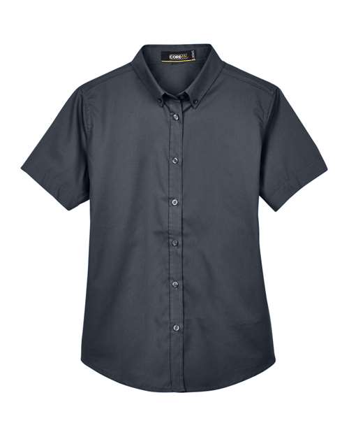 CORE365 78194 Women's Optimum Short Sleeve Twill Shirt