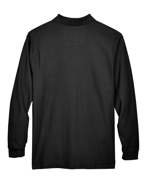 Devon & Jones D110 Men's Pima Piqué Long Sleeve Polo
