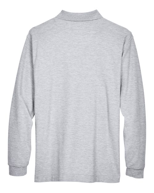 Devon & Jones D110 Men's Pima Piqué Long Sleeve Polo