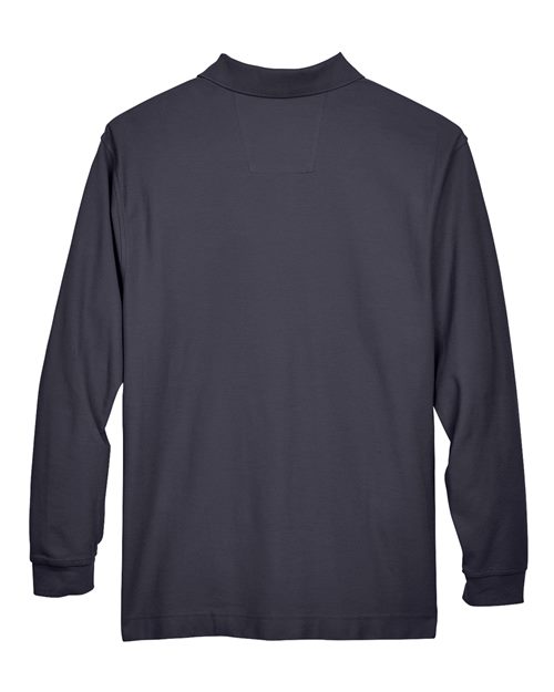 Devon & Jones D110 Men's Pima Piqué Long Sleeve Polo