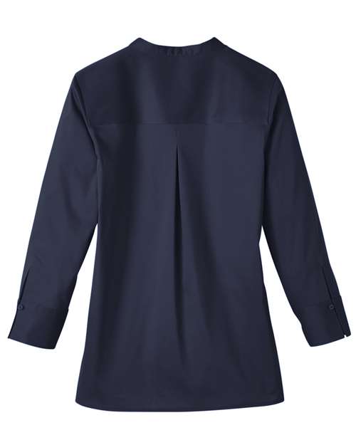 Devon & Jones DG560W Women's Crown Collection® Stretch Broadcloth Three-Quarter Sleeve Blouse