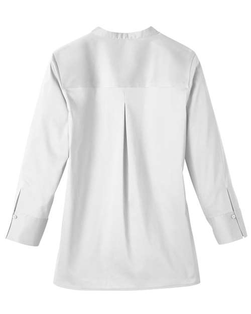 Devon & Jones DG560W Women's Crown Collection® Stretch Broadcloth Three-Quarter Sleeve Blouse
