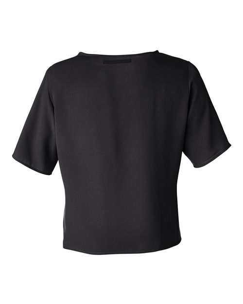 Devon & Jones DP617W Women's Perfect Fit™ Tie Front Blouse