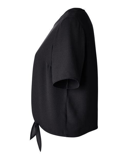 Devon & Jones DP617W Women's Perfect Fit™ Tie Front Blouse