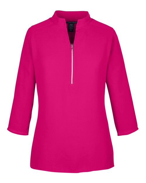 Devon & Jones DP611W Women's Perfect Fit™ Three-Quarter Sleeve Crepe Tunic