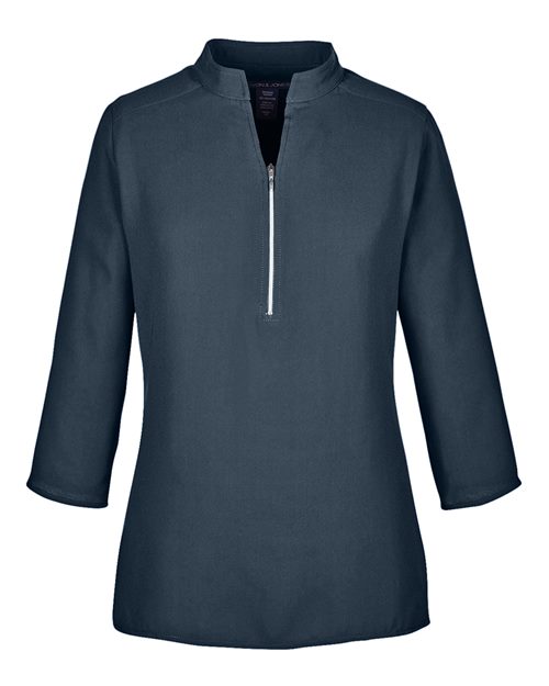 Devon & Jones DP611W Women's Perfect Fit™ Three-Quarter Sleeve Crepe Tunic