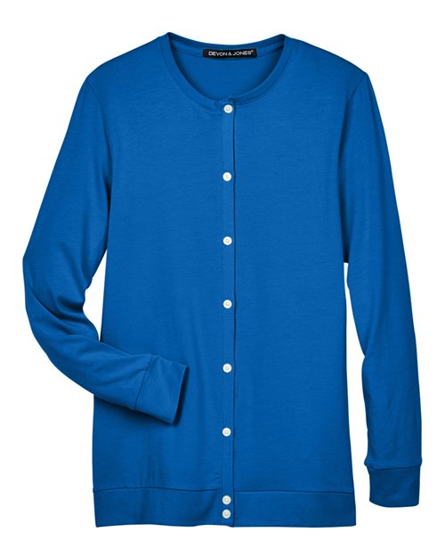 Devon & Jones DP181W Women's Perfect Fit™ Ribbon Cardigan
