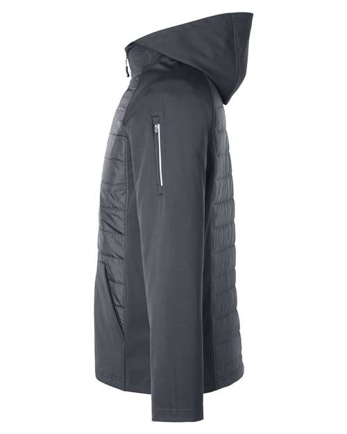 CORE365 CE808 Unisex Techno Lite Hybrid Hooded Jacket