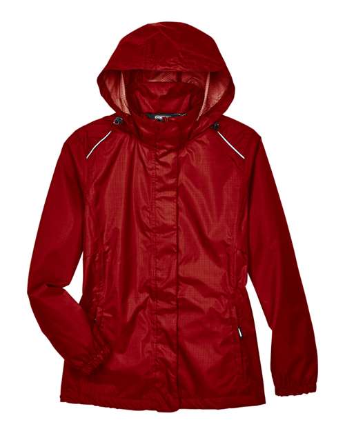 CORE365 78185 Women's Climate Seam-Sealed Lightweight Variegated Ripstop Jacket