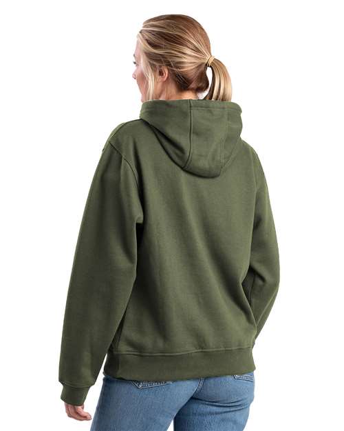 Berne Apparel WSP418 Women's Heritage Zippered Pocket Hooded Sweatshirt