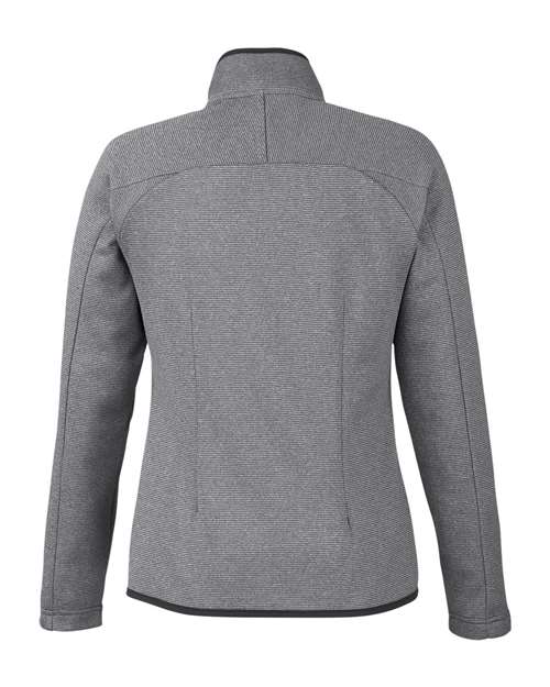 CORE365 CE72W Women's Venture Heathered Stripe Full-Zip Jacket