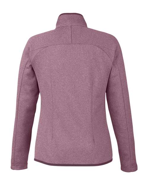 CORE365 CE72W Women's Venture Heathered Stripe Full-Zip Jacket