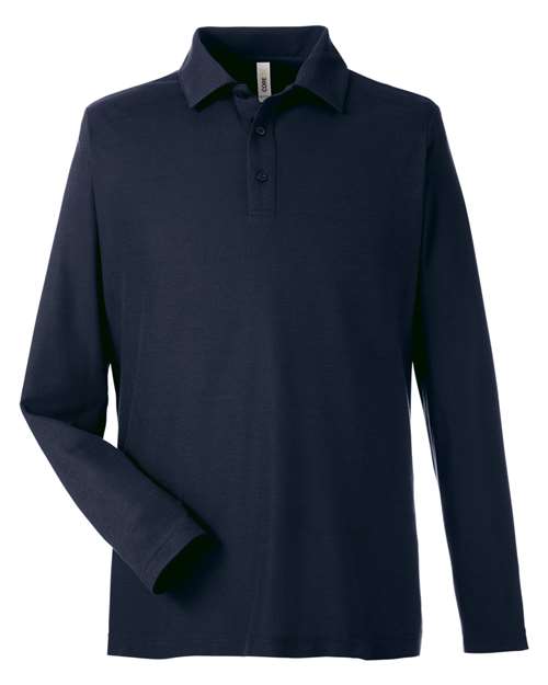 CORE365 CE112L Men's Fusion ChromaSoft™ Long Sleeve Pique Polo