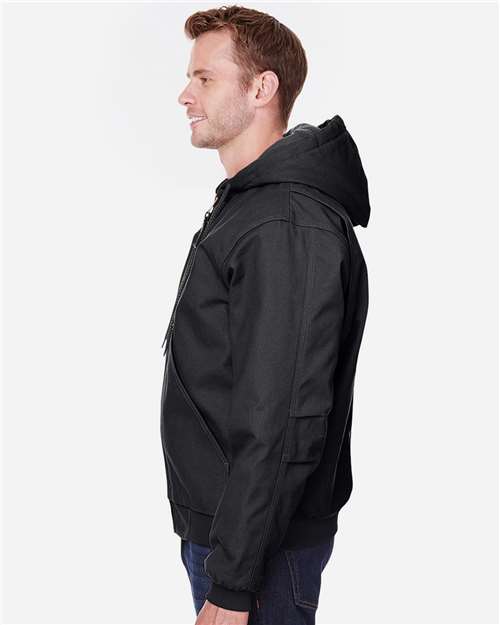 Berne Apparel HJ51T Men's Tall Highland Washed Cotton Duck Hooded Jacket