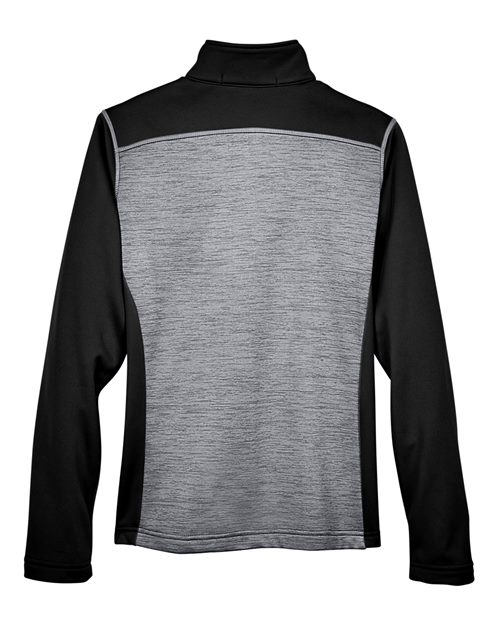 Devon & Jones DG796W Women's Newbury Colorblock Mélange Fleece Full-Zip Jacket