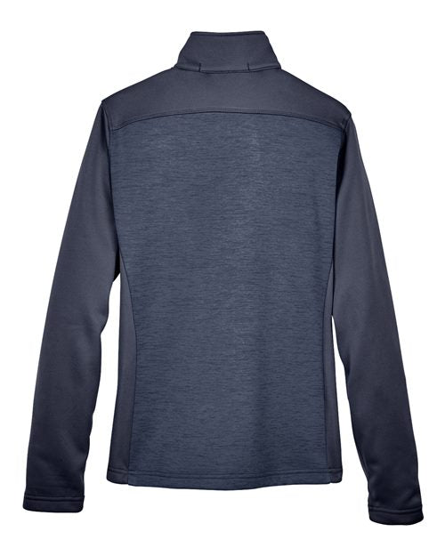 Devon & Jones DG796W Women's Newbury Colorblock Mélange Fleece Full-Zip Jacket
