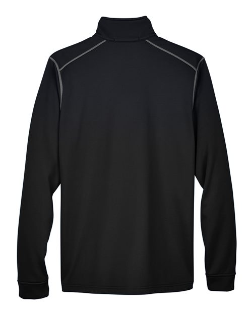 Devon & Jones DG796 Men's Newbury Colorblock Mélange Fleece Full-Zip jacket