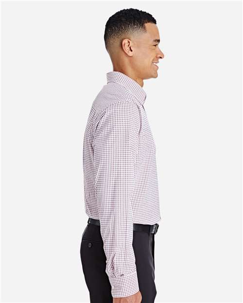 Devon & Jones DG540 Men's CrownLux Performance® Micro Windowpane Woven Dress Shirt