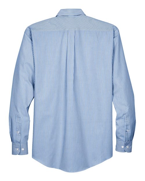 Devon & Jones D645 Men's Crown Collection® Banker Stripe Woven Dress Shirt