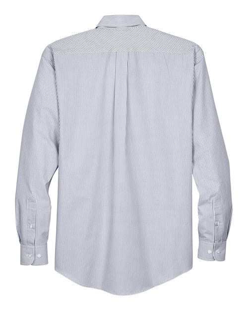 Devon & Jones D645 Men's Crown Collection® Banker Stripe Woven Dress Shirt