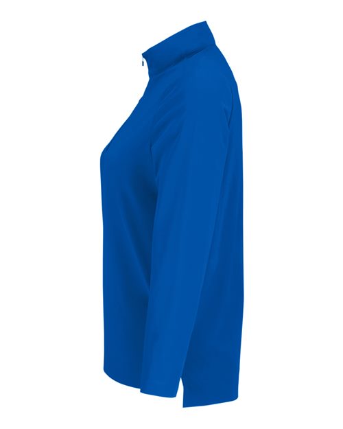 Devon & Jones DG410W Women's CrownLux Performance® Windsor Welded Quarter-Zip Pullover