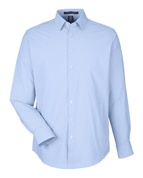 Devon & Jones DG537 Men's CrownLux Performance® Microstripe Dress Shirt