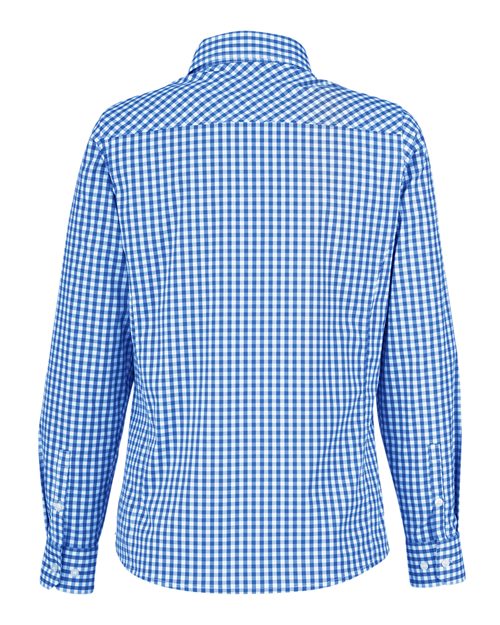 Devon & Jones DG536W Women's CrownLux Performance® Gingham Dress Shirt