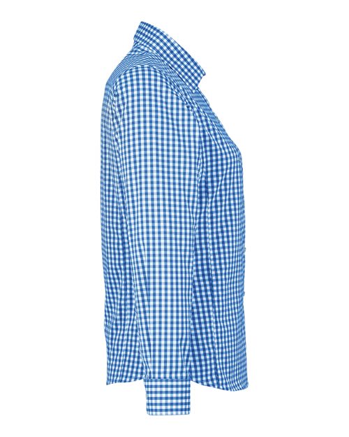 Devon & Jones DG536W Women's CrownLux Performance® Gingham Dress Shirt