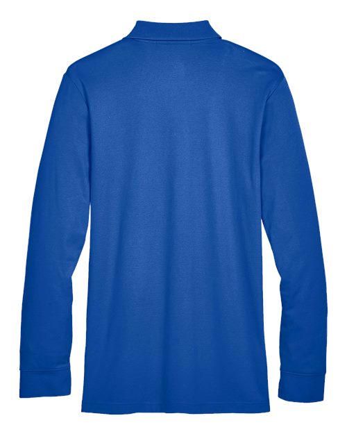 Devon & Jones DG20LT Men's Tall CrownLux Performance® Plaited Long Sleeve Polo