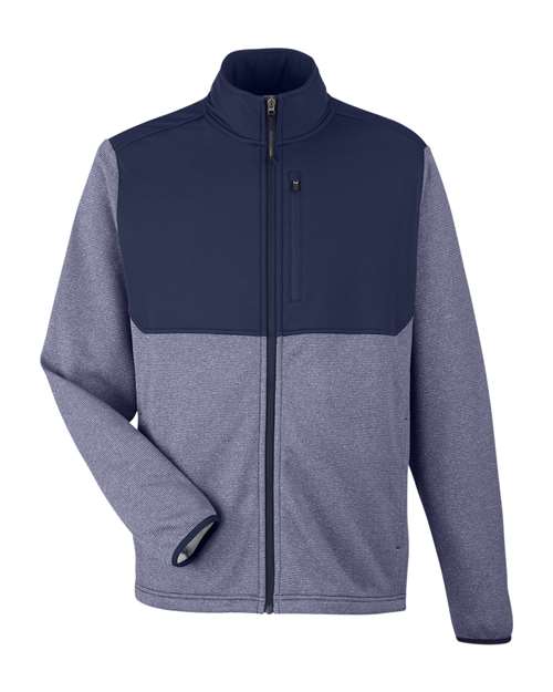 CORE365 CE74 Men's Venture Heathered Stripe Hybrid Jacket