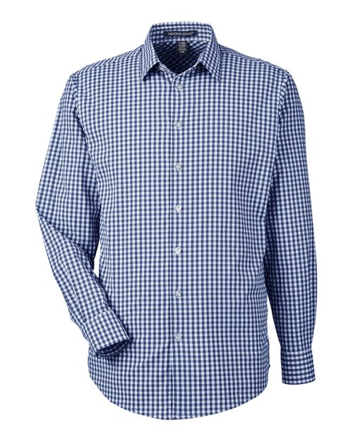 Devon & Jones DG536 Men's CrownLux Performance® Gingham Dress Shirt