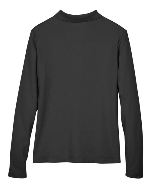 Devon & Jones D110W Women's Pima Piqué Long Sleeve Polo