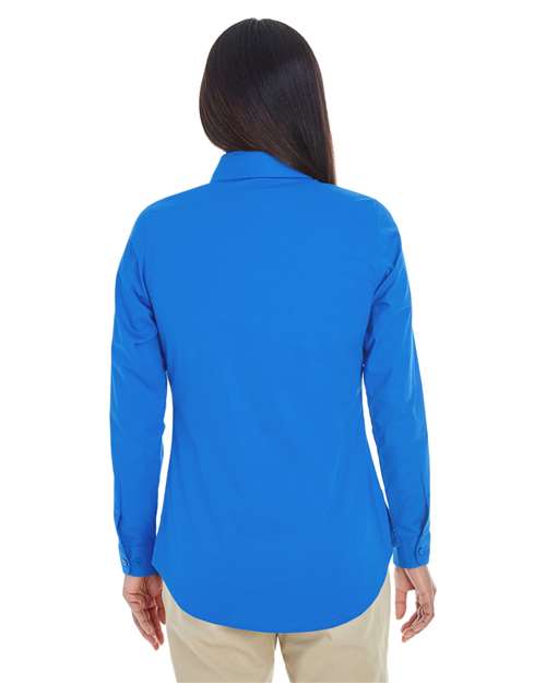 Devon & Jones DP610W Women's Perfect Fit™ Half-Placket Tunic Dress Shirt