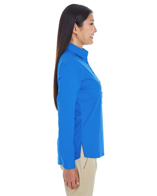 Devon & Jones DP610W Women's Perfect Fit™ Half-Placket Tunic Dress Shirt