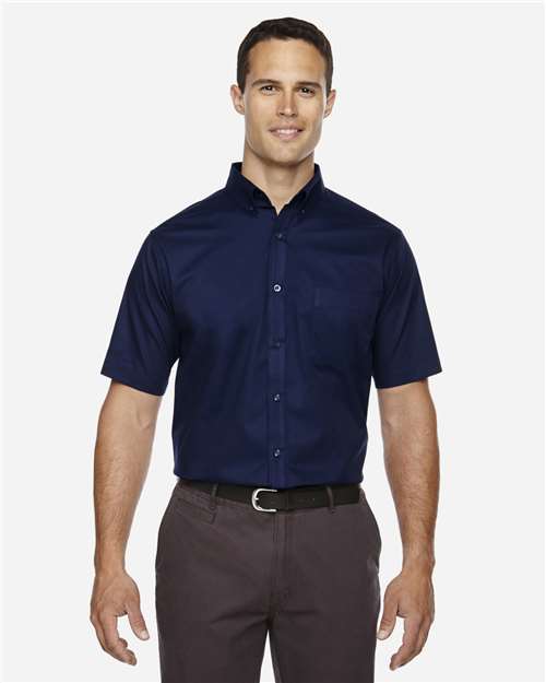 CORE365 88194T Men's Tall Optimum Short Sleeve Twill Dress Shirt