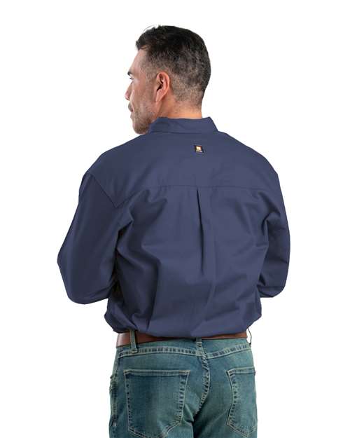 Berne Apparel FRSH10T Men's Tall Flame-Resistant Button Down Work Shirt