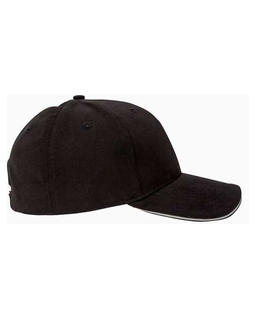 Big Accessories BX004 Brushed Twill Sandwich Cap