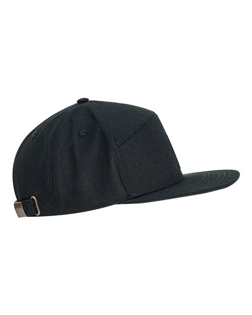 Big Accessories BA709 Hybrid Flat Bill Cap