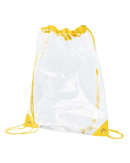 BAGedge BE253 PVC Clear Drawstring Bag