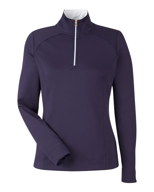 Fairway & Greene F12250 Women's Wells Tech Quarter-Zip Pullover