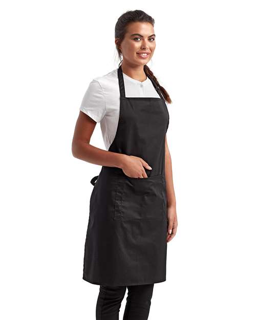 Artisan Collection by Reprime RP154 Recycled Pocket Bib Apron