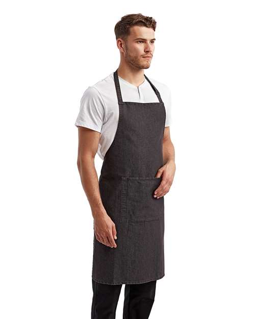 Artisan Collection by Reprime RP154 Recycled Pocket Bib Apron